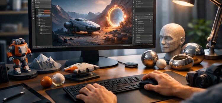 Descubriendo Blender, diseño gráfico en 3D