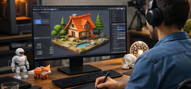 Diseño 3D con Blender: acceso gratuito